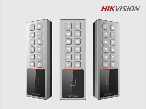 Terminal de contrôle d'accès et pointeuse biométrique HikVision DS-K1T805MBFWX