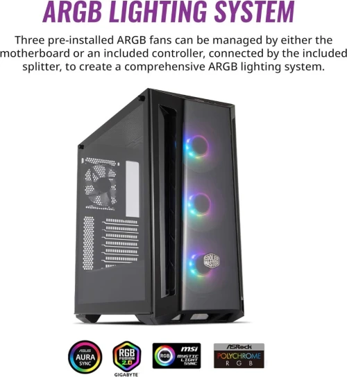 BOITIER COOLER MASTER BOX MB520 ARGB