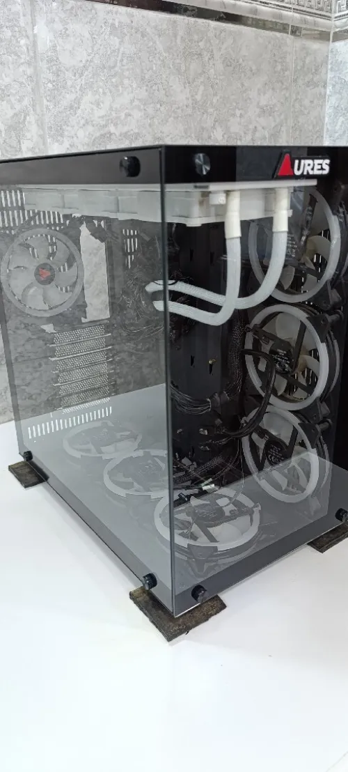 PACK PC GAMER BOITE AURES +POWER  ROG STRIX 850 WAT + WATER COLING RAIDMAX 3 VONTILO RGB