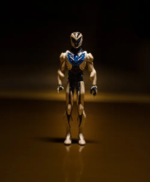 Figurine avec ça moto
