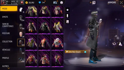 Compte free fire lvl 70 9rib 71