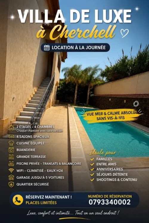 Location vacances Villa Tipaza Cherchell