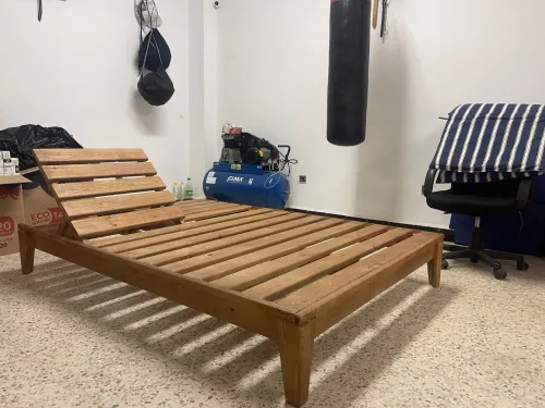 Transats en bois baldaquins ( BED)