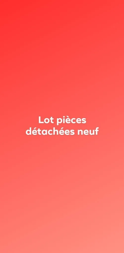 Lot pièces détachées neuf