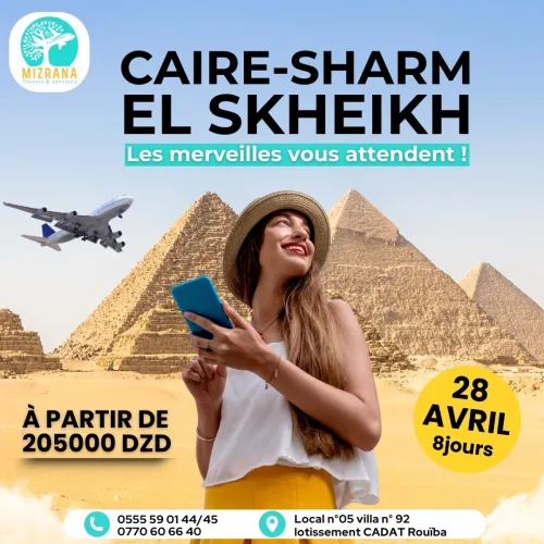 un voyage INOUBLIABLE au Caire et Sharm El Sheikh 