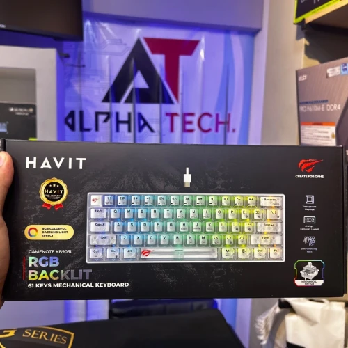 CLAVIER HAVIT KB903 REDSWITCH