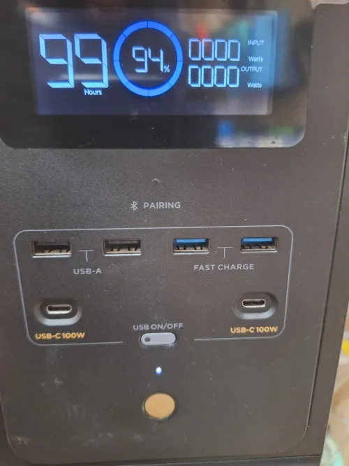 Station d'énergie électrique portable ecoflow delta 2