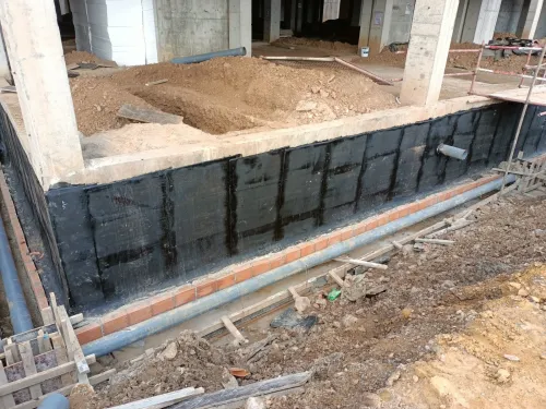 Travaux d'étancheité 