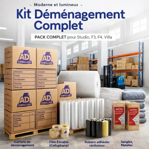 kit déménagement carton déménagement papier bulle, film étirable scotch emballage, pack déménagement Algérie, كراتين ترحيل، تغليف، عدة ترحيل، مواد تغليف