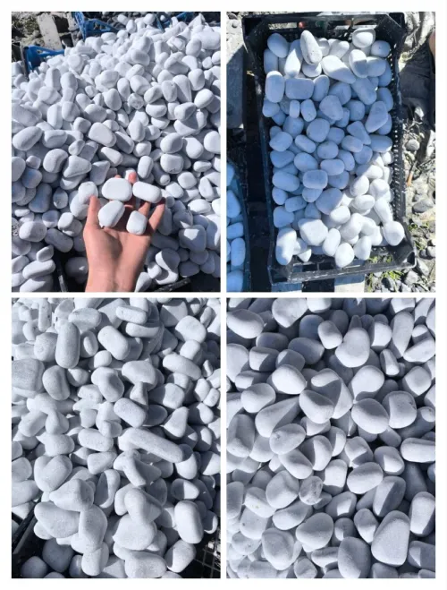 Galet jardin حجر طبيعي للتزين حدائق و مسابح و pierre de décoration galet marbré  حجر تبيض حجر اسود