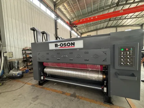 آلة قطع و الطباعة على الكرتون المموج Machine de transformation carton ondulé