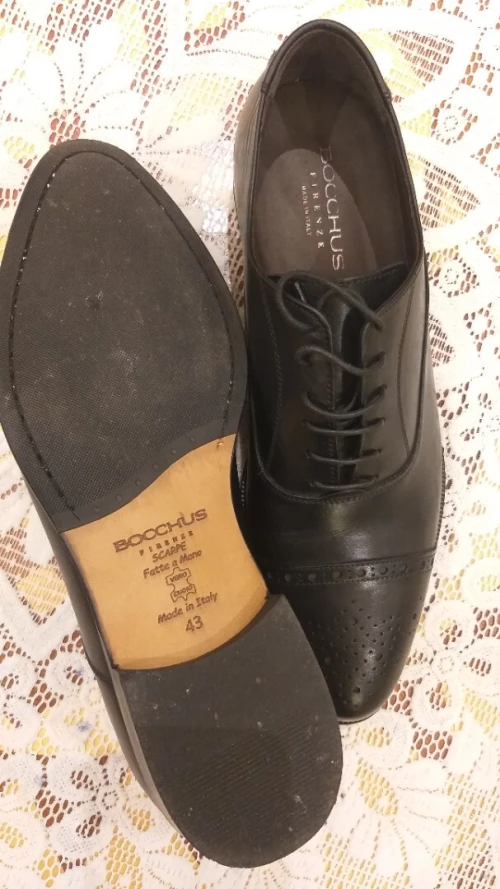 Chaussure Homme - Oxford Cap Toe Semi Brogue - Italien -