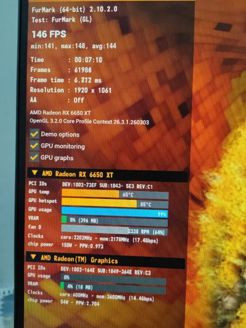 ASUS Radeon RX 6650 XT DUAL O8G