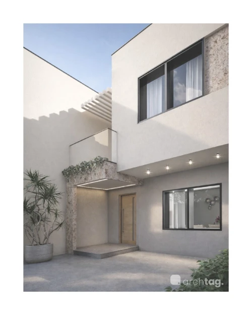 Conception architecturale complète avec visualisation 3D & suivi de chantier