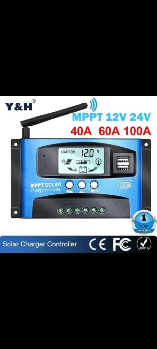 Régulateur 30A 40A 50A 60A Bluetooth Wi-Fi Comptable avec téléphone