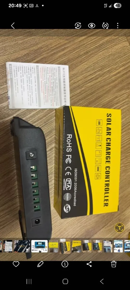 Onduleur 30A 40A 50A 60A Bluetooth Wi-Fi Comptable avec téléphone
