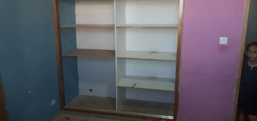 Montage porte en bois