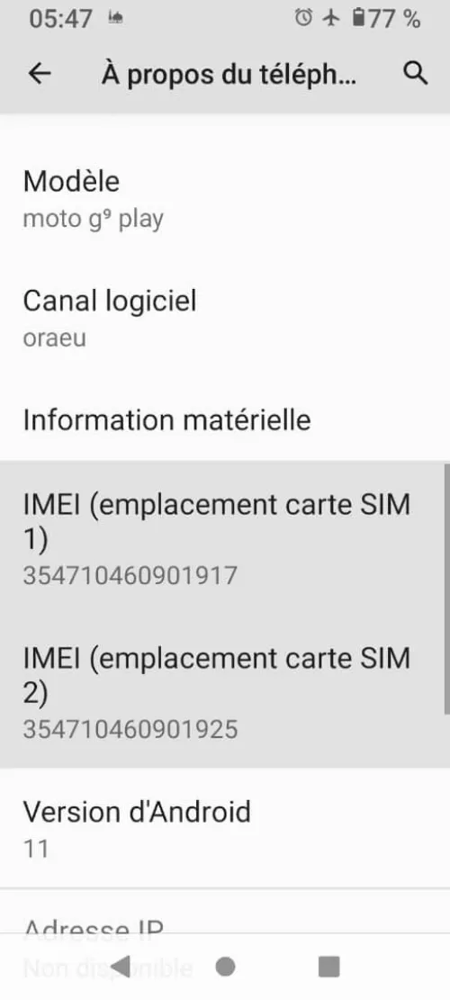 Motorola G9 play