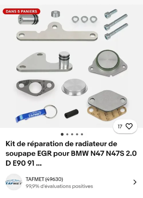 Kit suppression EGR 