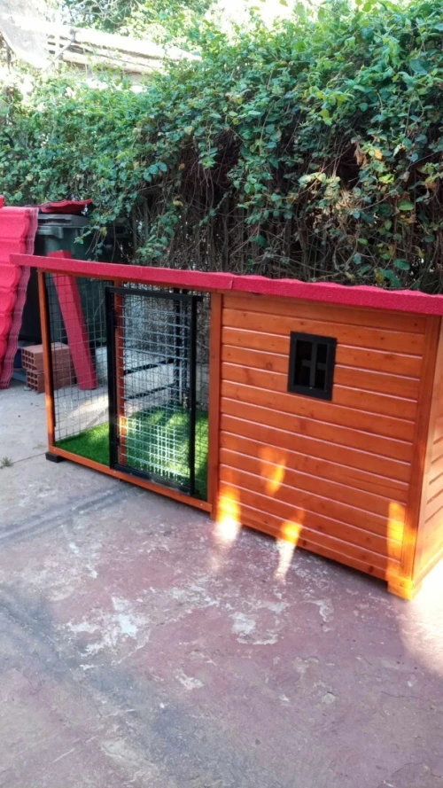 Niche et cage pour chien 