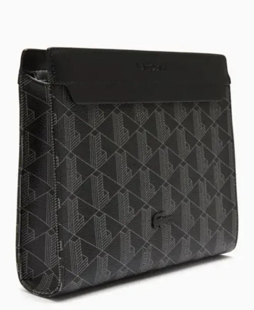 Trousse de toilette The Blend en toile imprimée monogramme