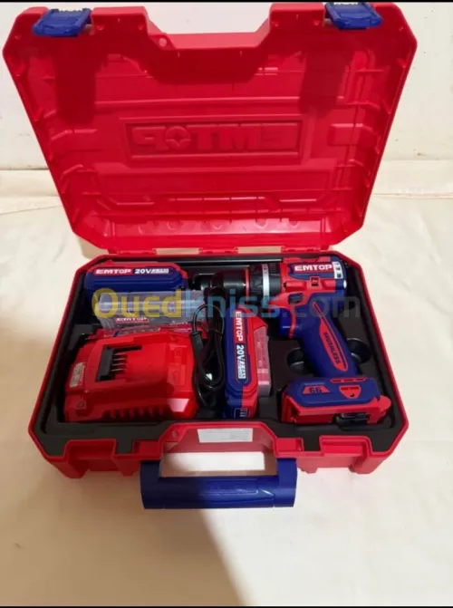 Emtop visseuse 20 volts sans charbon