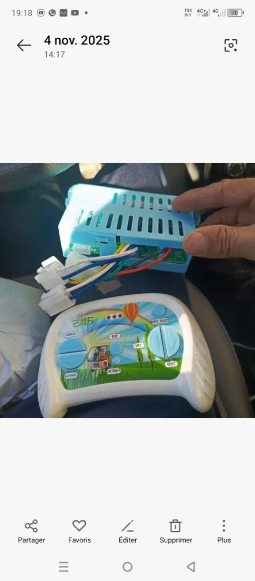 Voiture électrique pour enfants 