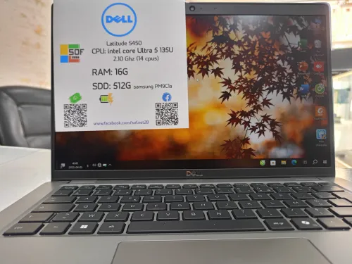 Latitude 5450 intel core Ultra 5 135U RAM 16G SDD: 512G samsung PM9C1a 