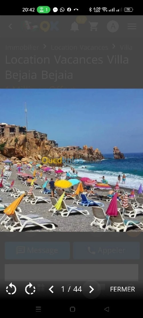 Location Villa Béjaïa Bejaia