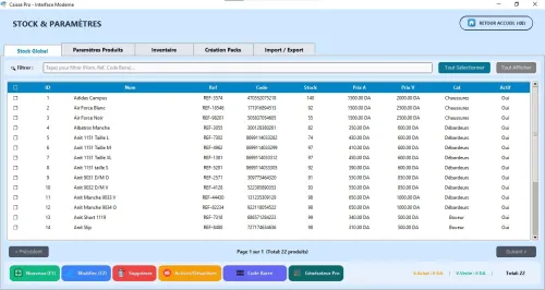 Logiciel de Gestion de Caisse et de Stock
