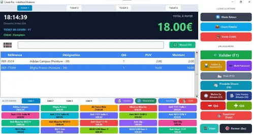 Logiciel De gestion Commercial " OMNI CAISSE PRO "