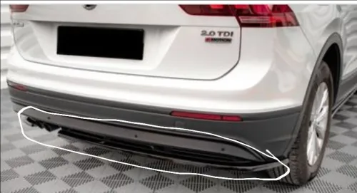 Spolier parchoc arrière Tiguan 2016/2019 d'origine