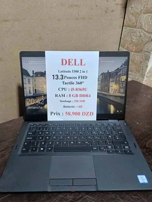 Pc Dell i5-8em, i5-10em, i5-11em. ram 8/16 gb DDR4, Disque dur 256 SSD, écran 13/14p FHD.