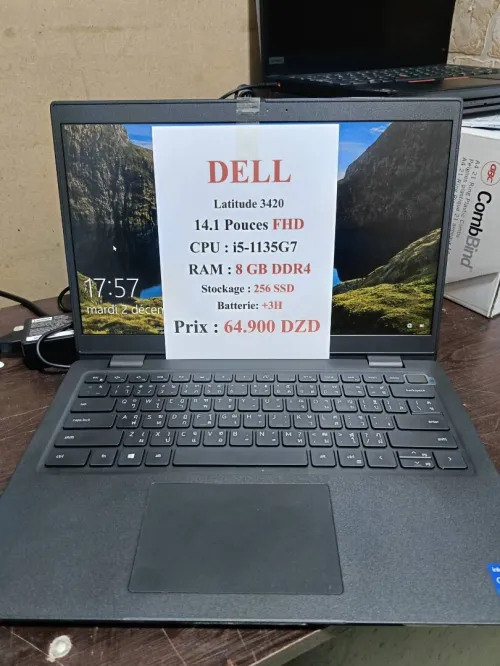 Pc Dell i5-8em, i5-10em, i5-11em. ram 8/16 gb DDR4, Disque dur 256 SSD, écran 13/14p FHD.