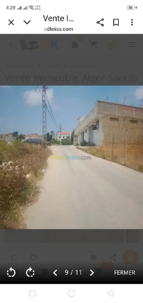 Location Immeuble Alger Saoula
