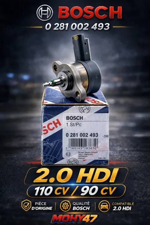 MANO HP 2.0 HDI BOSCH (régulateur de préssion gasoil)
