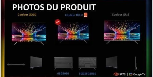 TV IRIS 32" G4030 GOOGLE TV SMART ANDROID 32 POUCES