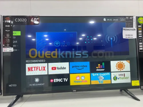 TV IRIS 32" C3020 Smart OS YOUTUBE/NETFLIX