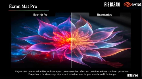 TV IRIS 75" QLED+ Q7030 120HZ SMART GOOGLE TV 4K UHD ANDROID  75 POUCES