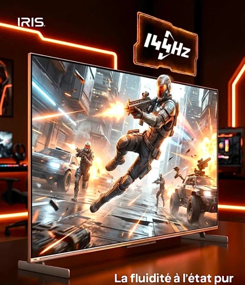 TV IRIS 86" Q7700 QLED PRO GAMING TV 144 HZ GOOGLE TV ANDROID SMART  86 POUCES