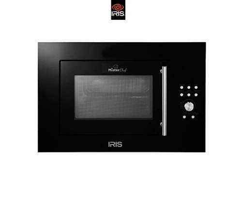 MICRO ONDES IRIS ENCASTRABLE INOX/NOIR 25 L