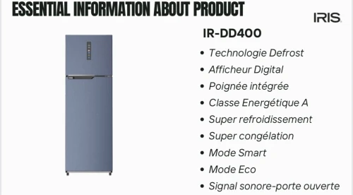 RÉFRIGÉRATEUR IRIS 400 L DEFROST IR-DD400