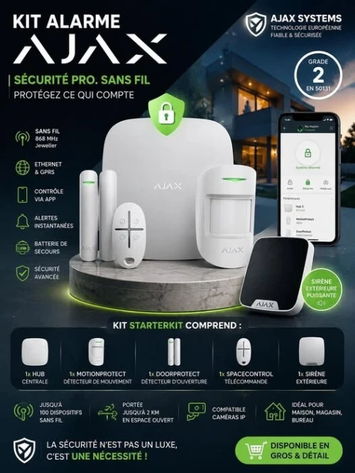 PROTÉGEZ VOTRE MAISON & VOTRE COMMERCE AVEC AJAX