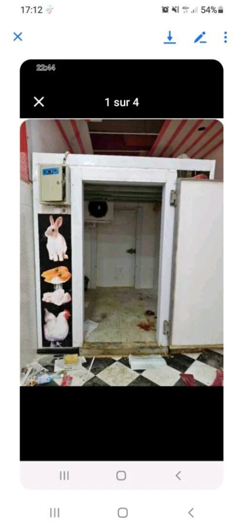 Chambre froide boucherie positif
