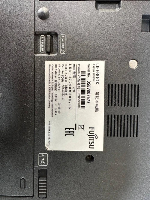 Fujitsu lifebook u series 