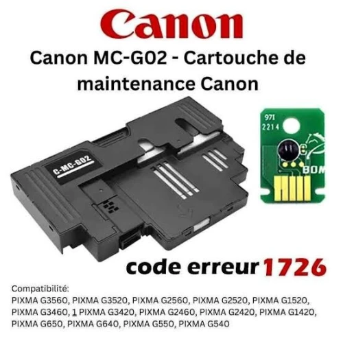 Cartouche de Maintenance Canon MC-G02 