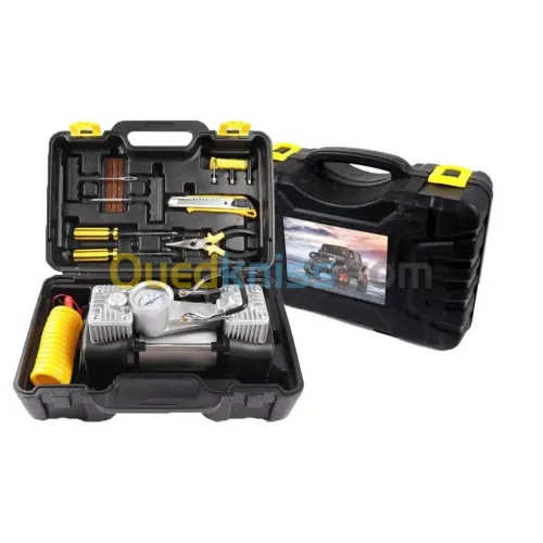 12V 150PSI مضخة هواء مزدوجة الأسطوانة مع أدوات التصليح