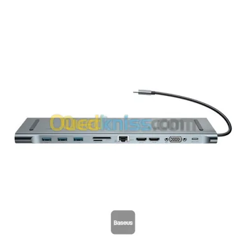 HUB BASEUS ELITEJOY 11 PORTS TYPE-C HUB ADAPTATEUR 4K HDMI
