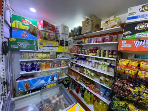 Material superette et alimentation