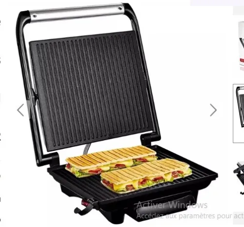 Grille-viande et Panineuse électrique Multifonctions Inicio Grill Adjust Tefal GC241D12